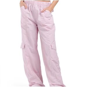 NWT WILO The Label Parachute Argo Pants in Blush